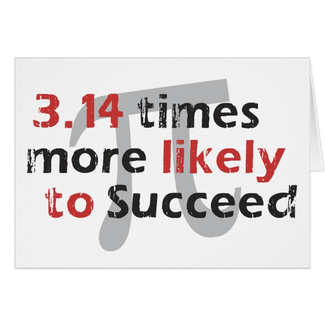 Cartão De Saudação Pi Bem-Sucesso (Frente horizontal)