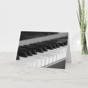 Cartão de Saudação Piano