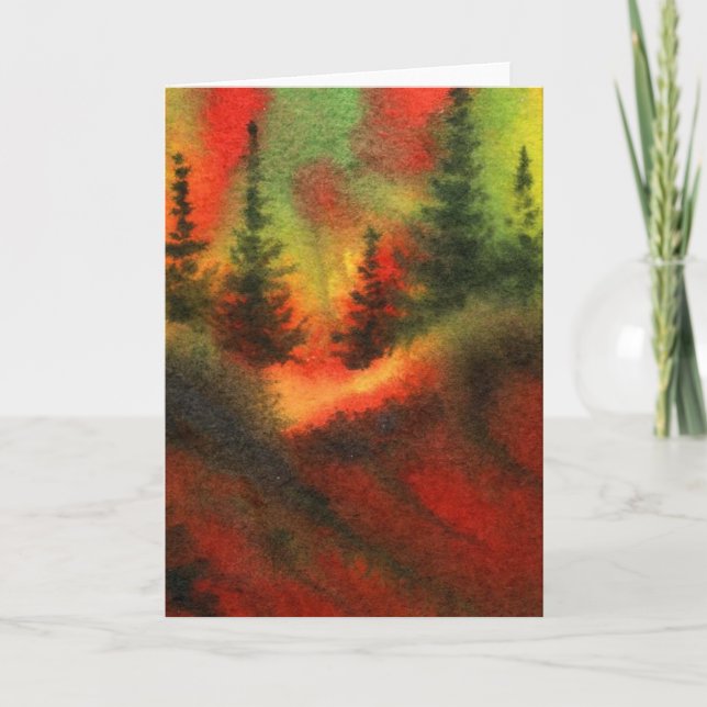 Cartão de Saudação Pinescape (Frente)