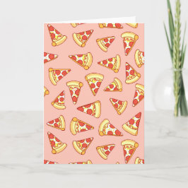 Cartão de Saudação Pizza Pepperoni
