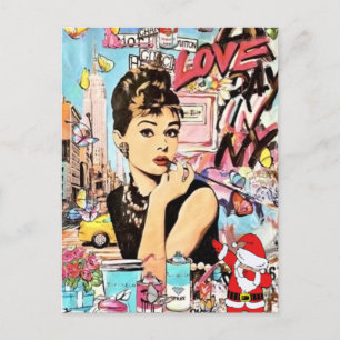 Cartão de saudação plano, cartões de agradecimento