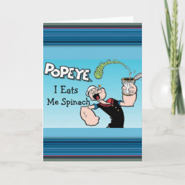Cartão de Saudação Popeye