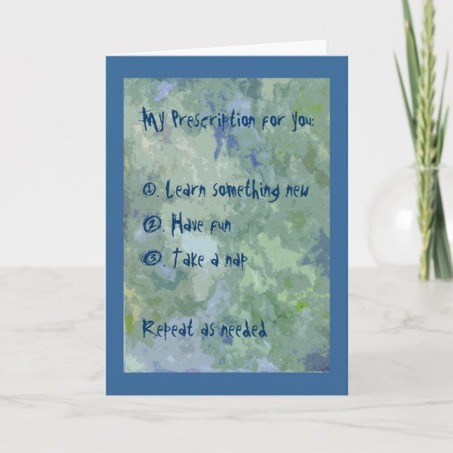 Cartão de Saudação Prescrita (Frente)