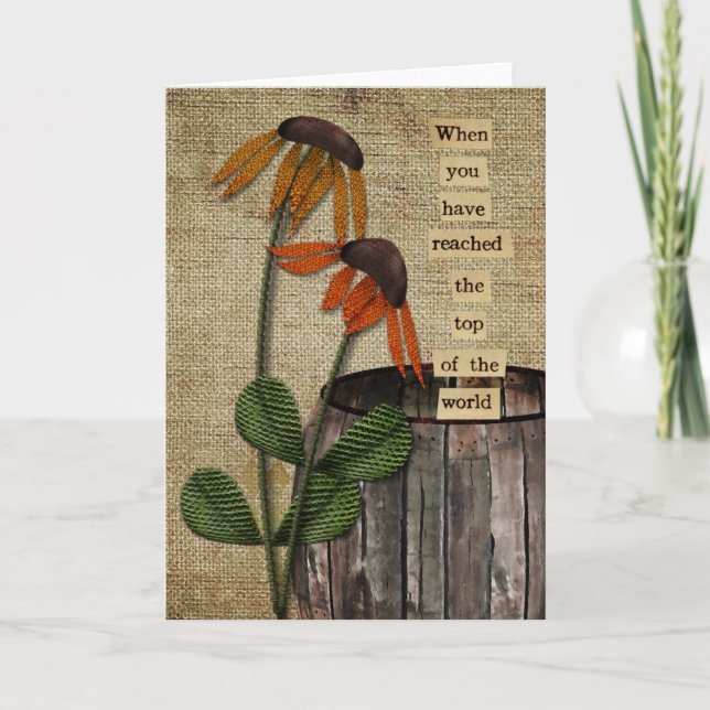 Cartão de Saudação Primitiva (Frente)