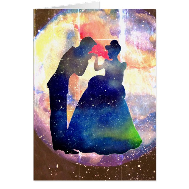 Cartão de Saudação Príncipe Princesa, Standard (Frente)