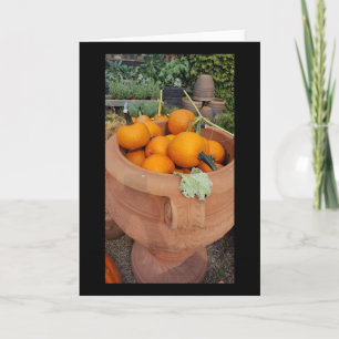 Cartão de saudação Pumpkins Fall