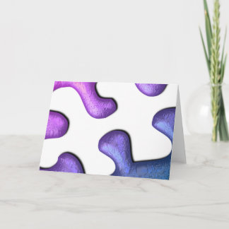Cartão de Saudação Quebra-cabeça Piece de Vírgula