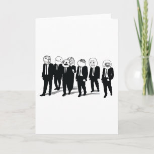 Cartão de Saudação Rage Gang