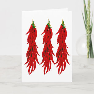 Cartão de Saudação Red Chili Peppers