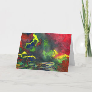 Cartão de Saudação Red Fusion 2