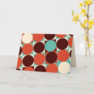 Cartão de saudação retrô