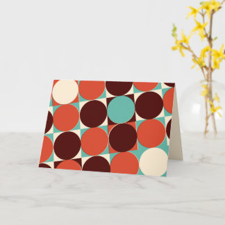 Cartão de saudação retrô