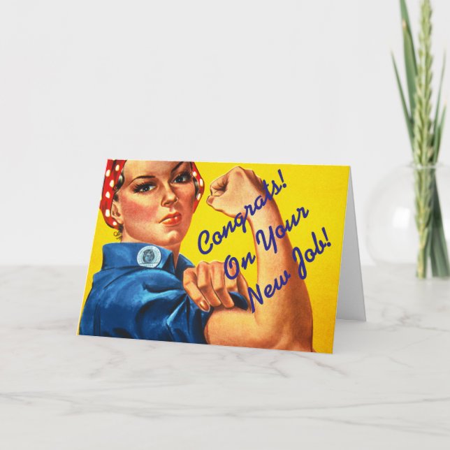 Cartão de Saudação "Rosie the River". (Frente)