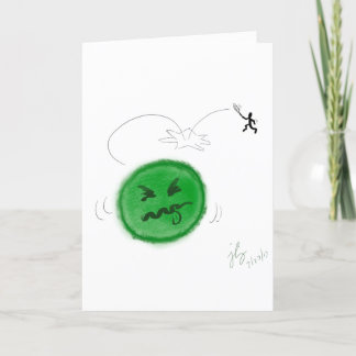 Cartão de saudação Rough Day