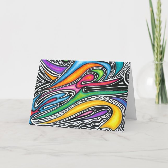 Cartão de Saudação Salto (Frente)