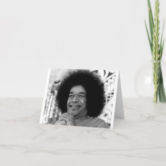 Cartão de saudação Sathya Sai Baba