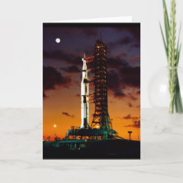 Cartão de Saudação Saturno V