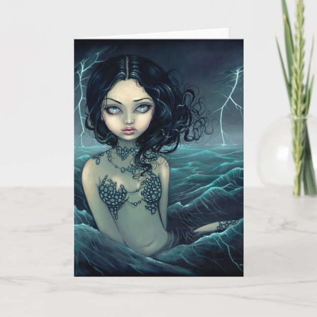 Cartão de Saudação "Sea Storm" (Frente)