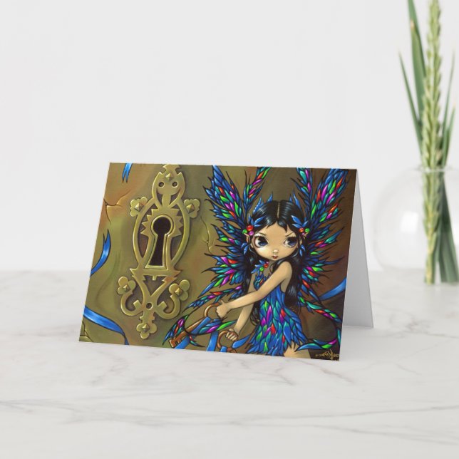 Cartão de Saudação "Segredos Láteos" (Frente)