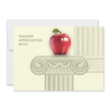 Cartão de Saudação Semana de Apreciação do Profess