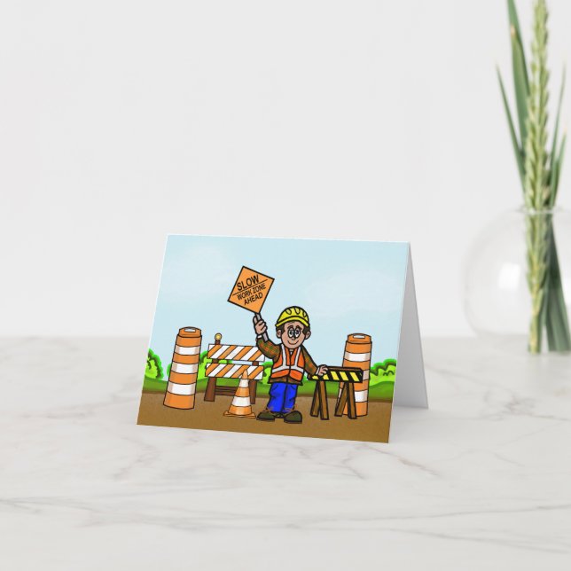 Cartão de Saudação Semana de Sensibilização para a (Frente)