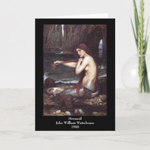 Cartão de Saudação Sereia