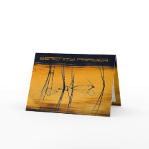 Cartão de Saudação Serenity Prayer