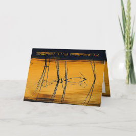 Cartão de Saudação Serenity Prayer