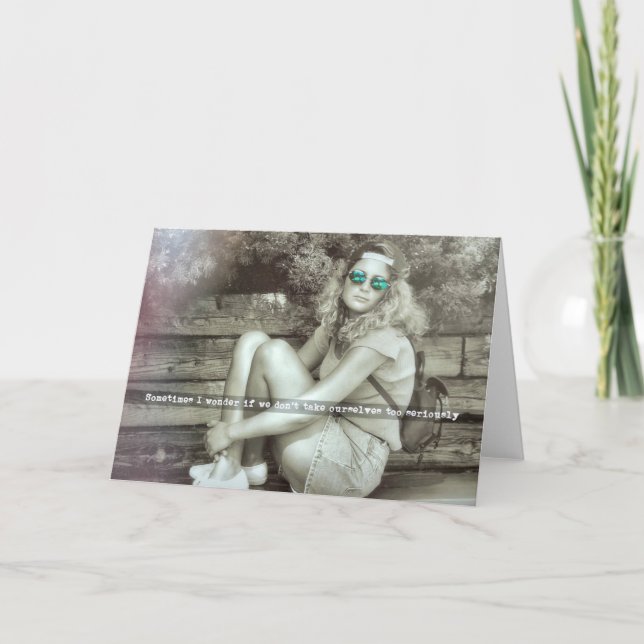 Cartão de Saudação SÉRIO (Frente)