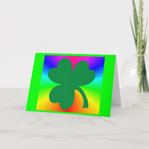 Cartão de Saudação Shamrock