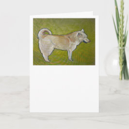 Cartão de Saudação Siberian Huskie