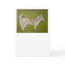 Cartão de Saudação Siberiano Huskie