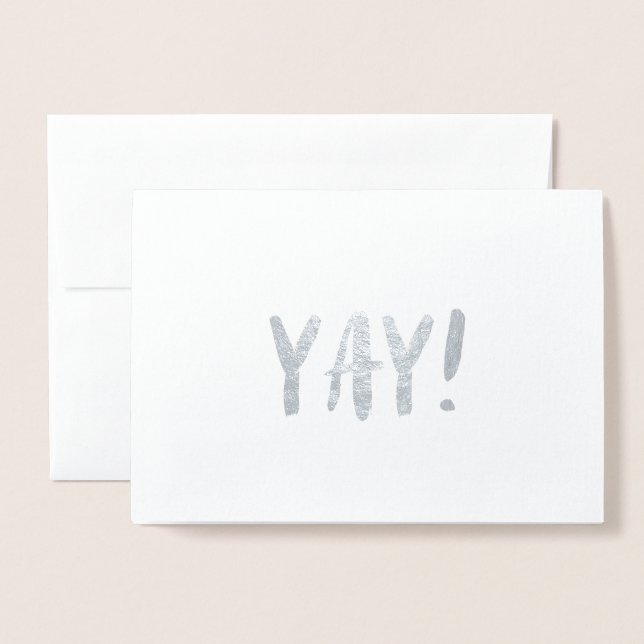 Cartão de Saudação Simples Pincel Pincelado Pentea (Frente com envelope)