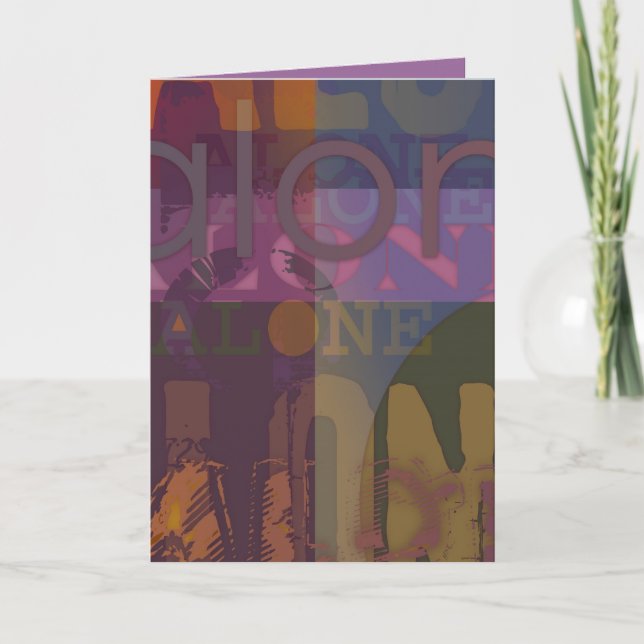 Cartão de saudação SÓ SEM (Frente)