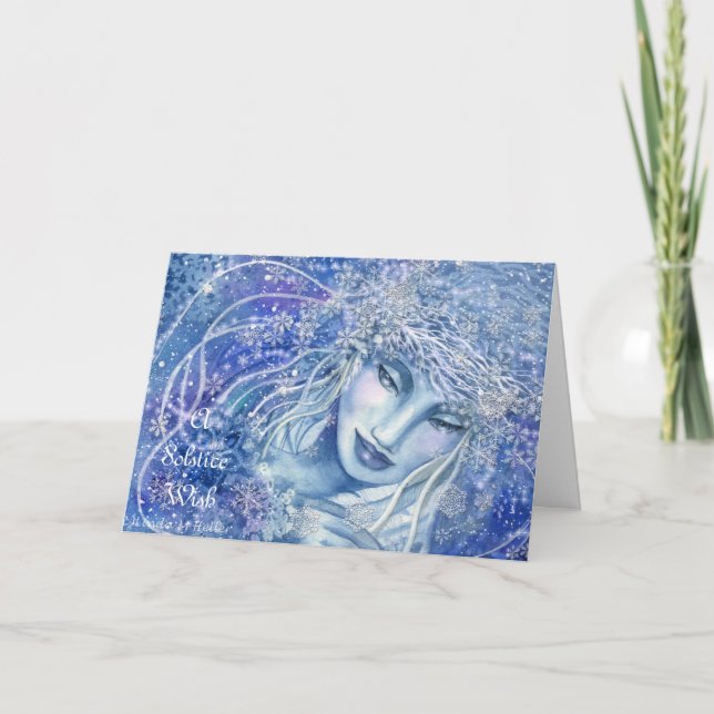 Cartão de Saudação Solstício de Inverno (Frente)