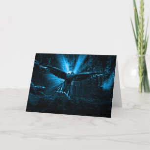 Cartão de Saudação Spirit Owl Pagan