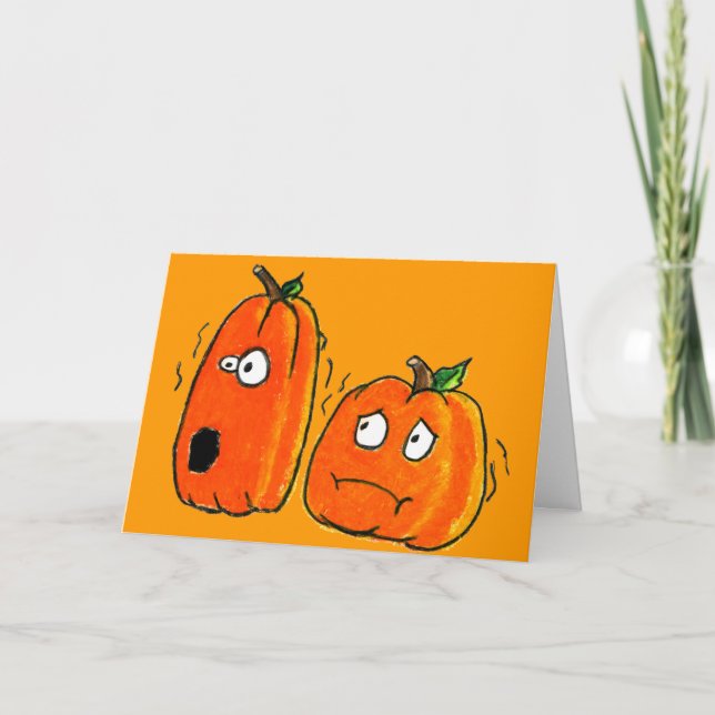 Cartão de saudação SPOOKY HALLOWEEN (Frente)