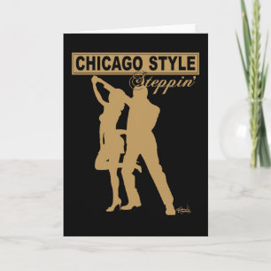 Cartão de Saudação Style Chicago Steppin