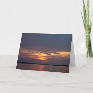 Cartão de Saudação Sunset