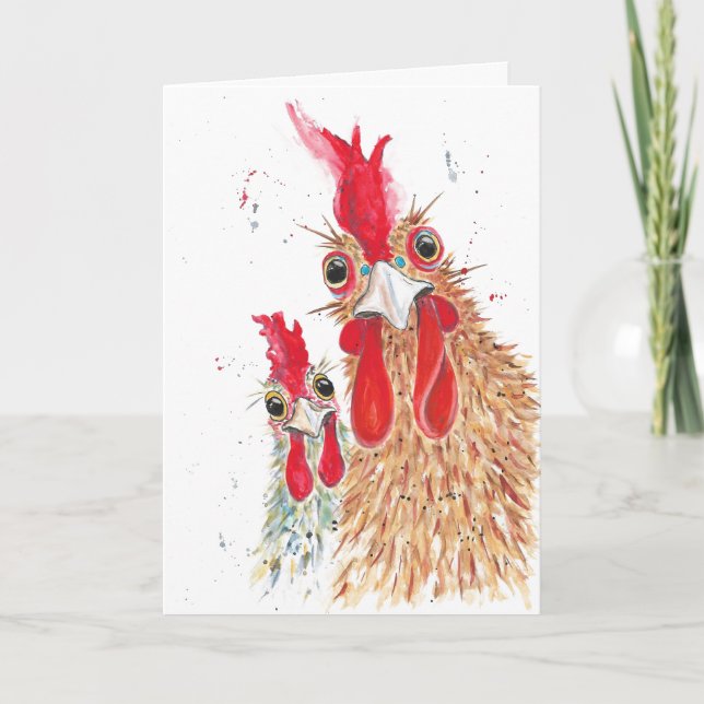 Cartão de Saudação - Surpreso em Ver Você (Frente)