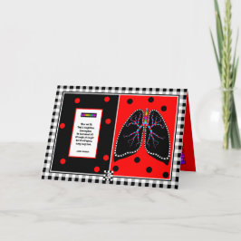 Cartão de saudação TB ou não TB