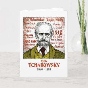 Cartão de saudação Tchaikovsky