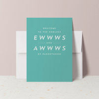 Cartão de saudação teórico para parabéns bebês