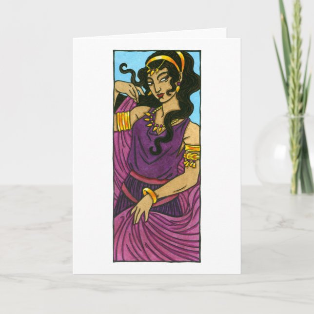 Cartão de Saudação Terpsikhore (Frente)