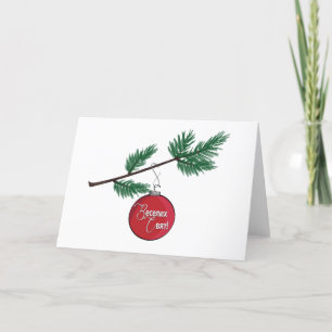 Cartão de Saudação Ucraniano - Férias de Natal