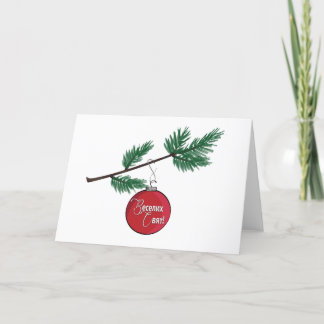 Cartão de Saudação Ucraniano - Férias de Natal