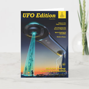Cartão de Saudação UFO (Objeto Não Concluído) para