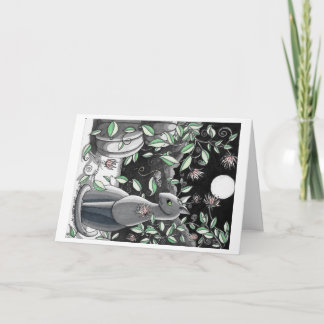 Cartão de saudação: uma conversa silenciosa