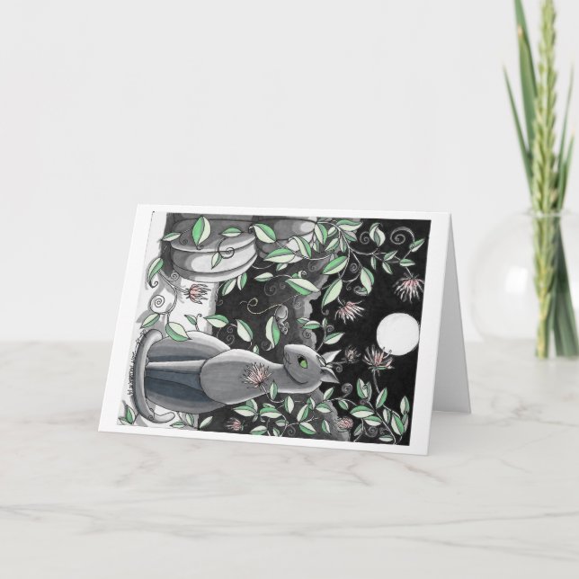 Cartão de saudação: uma conversa silenciosa (Frente)