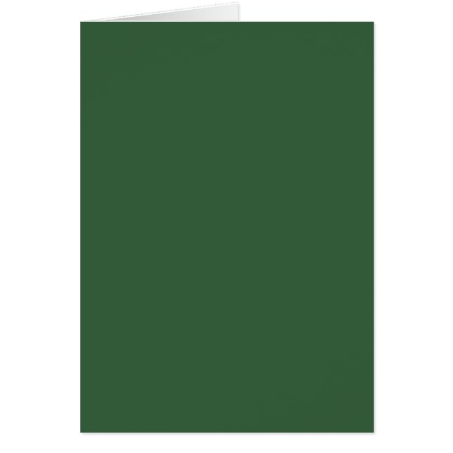 Cartão de Saudação Verde Caçador (Frente)